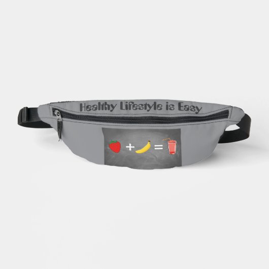 Entwurf eines gesunden Lebensstils Bauchtasche (Vorderseite)