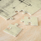 Entwurf eines Rades von Leonardo da Vinci Puzzle (Seite)