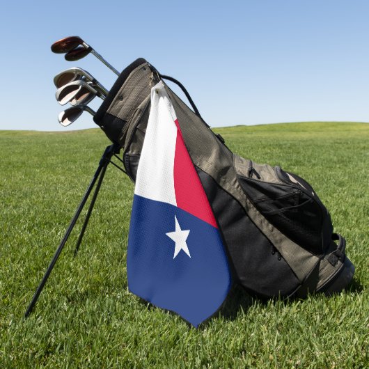 Entwurf eines Texas-Staatsflaggen Golfhandtuch (Gras)