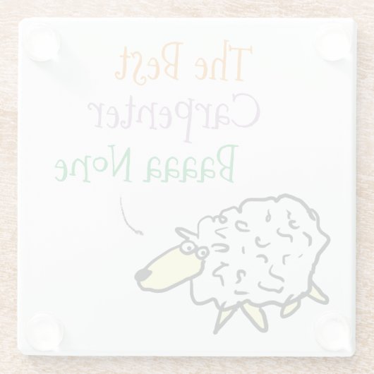 Entwurf eines Untersetzer für einen Carpenter-Glas (Rückseite)