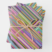 Entwurf fünf geschenkpapier set (Beispiel)