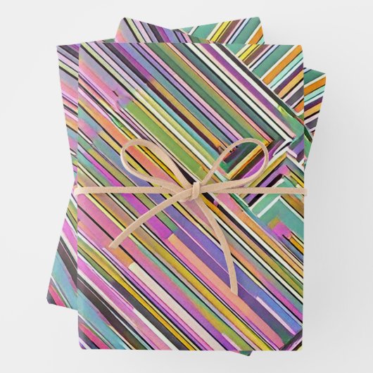 Entwurf fünf geschenkpapier set (Beispiel)