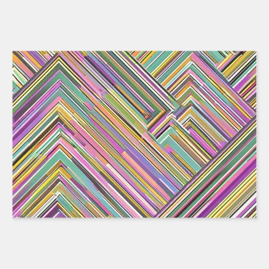 Entwurf fünf geschenkpapier set (Vorderseite)