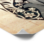 Entwurf für Avon Chintz, c.1886 Poster (Ecke)