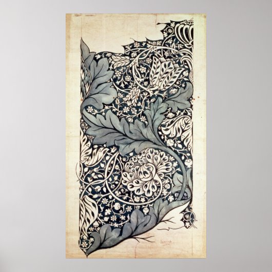 Entwurf für Avon Chintz, c.1886 Poster (Vorne)