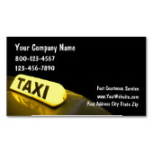 Entwurf für den Transport von Taxi Magnetische Visitenkarte (Vorderseite)