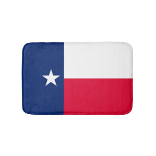 Entwurf für die Flaggen des Staates Texas Badematte