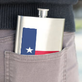 Entwurf für die Flaggen des Staates Texas Flachmann (Beispiel)