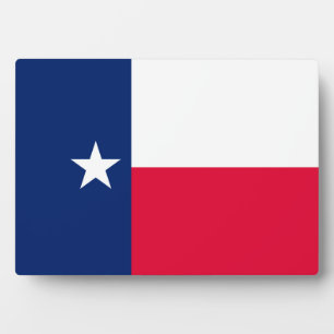 Entwurf für die Flaggen des Staates Texas Fotoplatte