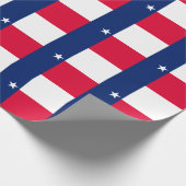 Entwurf für die Flaggen des Staates Texas Geschenkpapier (Ecke)