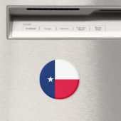 Entwurf für die Flaggen des Staates Texas Magnet (In Situ (Geschirrspüler))