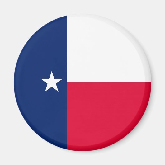 Entwurf für die Flaggen des Staates Texas Magnet (Vorne)