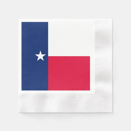 Entwurf für die Flaggen des Staates Texas Serviette (Vorderseite)