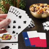 Entwurf für die Flaggen des Staates Texas Spielkarten (In Situ)