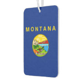 Entwurf für die Staatsflagge von Montana Autolufterfrischer (Links)