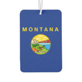 Entwurf für die Staatsflagge von Montana Autolufterfrischer (Rückseite)