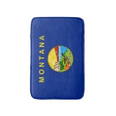 Entwurf für die Staatsflagge von Montana Badematte (Vorderseite Vertikal)