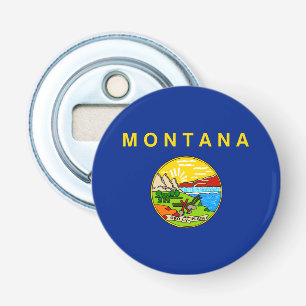 Entwurf für die Staatsflagge von Montana Flaschenöffner
