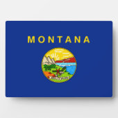 Entwurf für die Staatsflagge von Montana Fotoplatte (Vorderseite)