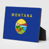 Entwurf für die Staatsflagge von Montana Fotoplatte (Seite)