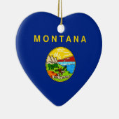 Entwurf für die Staatsflagge von Montana Keramik Ornament (Rechts)