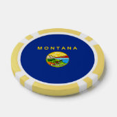 Entwurf für die Staatsflagge von Montana Pokerchips (Einzeln)
