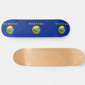 Entwurf für die Staatsflagge von Montana Skateboard (Horizontal)