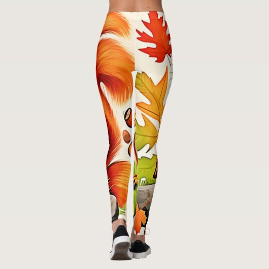 Entwurf für die Waldquälerei Leggings (Rückseite)