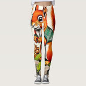 Entwurf für die Waldquälerei Leggings (Vorderseite)