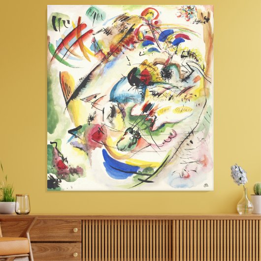 Entwurf für ‚Dreamy Improvisation Leinwanddruck (Insitu (Wohnzimmer))