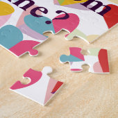 Entwurf für ein farbiges Herz Puzzle (Seite)