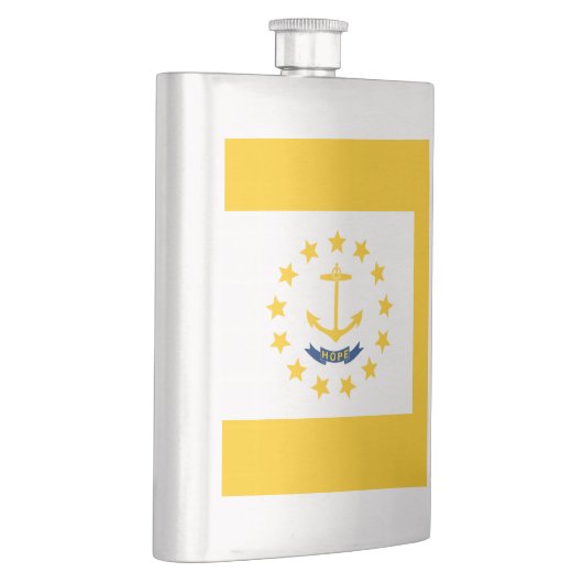 Entwurf für eine Flagge auf der Insel Rhode Flachmann (Rechts)