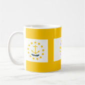 Entwurf für eine Flagge auf der Insel Rhode Kaffeetasse (Links)