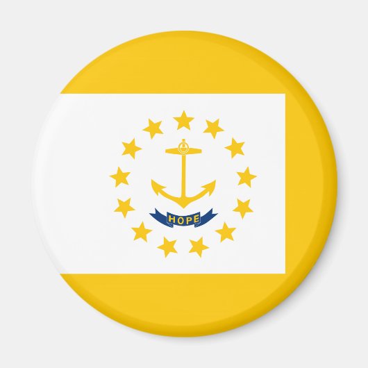Entwurf für eine Flagge auf der Insel Rhode Magnet (Vorne)