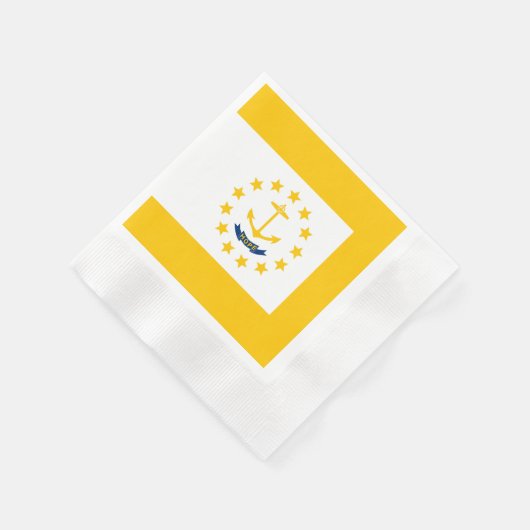 Entwurf für eine Flagge auf der Insel Rhode Serviette (Ecke)