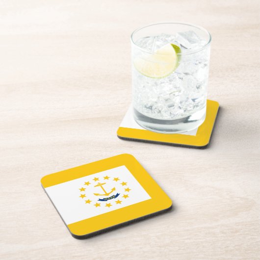 Entwurf für eine Flagge auf der Insel Rhode Untersetzer (Rechte Seite)