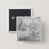 Entwurf für eine Kirche, fol. 4r Button (Vorne & Hinten)