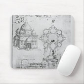 Entwurf für eine Kirche, fol. 4r Mousepad (Mit Mouse)