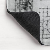 Entwurf für eine Kirche, fol. 4r Mousepad (Ecke)