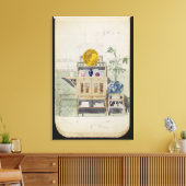 Entwurf für eine Sideboard, c.1860s-70er (mit w/c  Leinwanddruck (Insitu (Wohnzimmer))