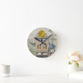 Entwurf für eine Sideboard, c.1860s-70er (mit w/c Runde Wanduhr (Zuhause)