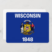 Entwurf für eine Staatsflagge von Wisconsin (Vorne/Hinten)