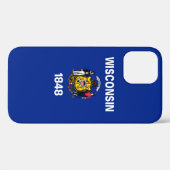 Entwurf für eine Staatsflagge von Wisconsin Case-Mate iPhone Hülle (Rückseite (Horizontal))
