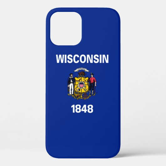 Entwurf für eine Staatsflagge von Wisconsin Case-Mate iPhone Hülle (Rückseite)