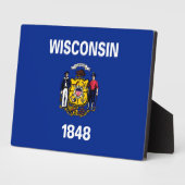 Entwurf für eine Staatsflagge von Wisconsin Fotoplatte (Seite)