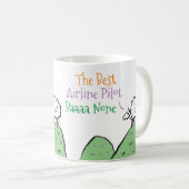 Entwurf für eine Tasse eines Airline-Piloten (VorderseiteRechts)