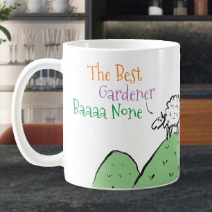 Entwurf für eine Tasse für einen Gardener-Kaffee