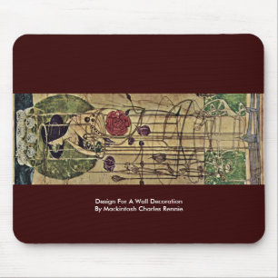 Entwurf für eine Wand-Dekoration Mousepad