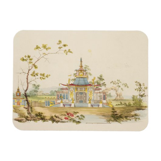Entwurf für einen chinesischen Tempel, c.1810 (Sti Magnet (Horizontal)