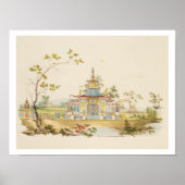 Entwurf für einen chinesischen Tempel, c.1810 (Sti Poster (Vorne)
